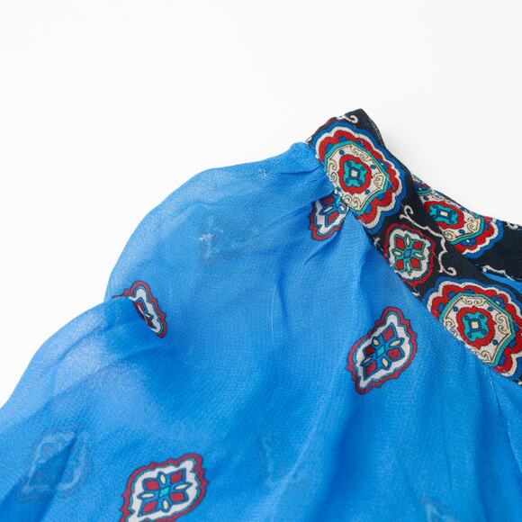 FARM Rio Anika Tiles Blue Maxi Dress - Picture 12 of 15